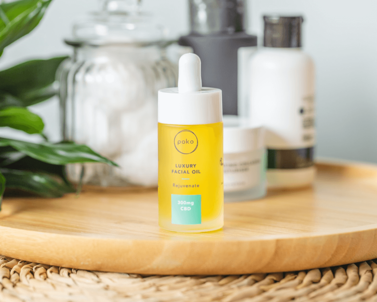 yellow skin care product in bottle