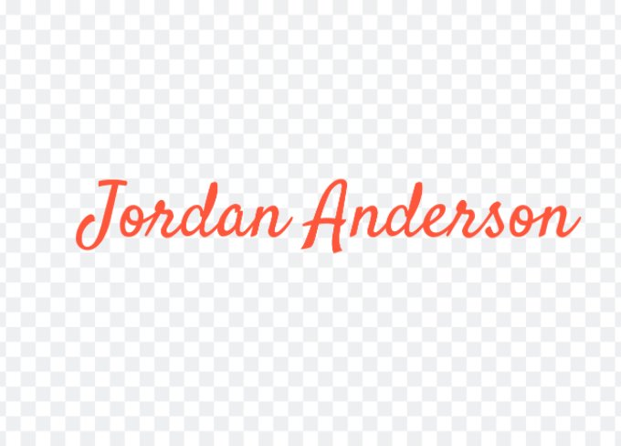 Get transparent background from signature photo